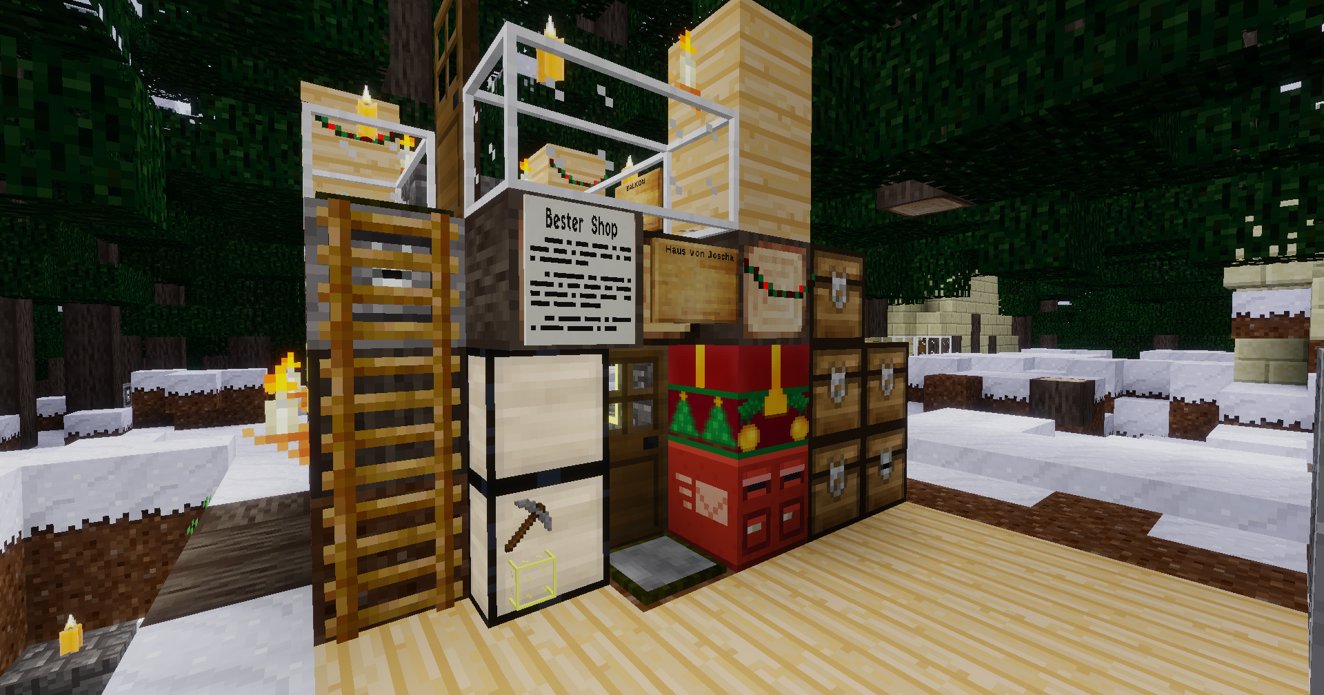 Minetest Shop von vorn