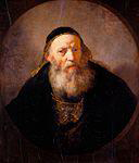 Rembrandt van Rijn (1606-1669), Porträt eines Rabbiners