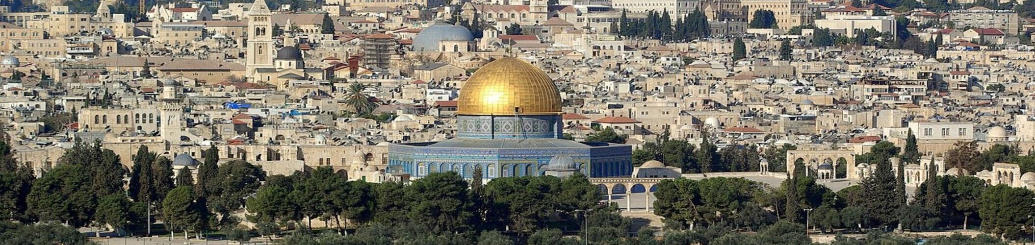 Panorama Jerusalem mit Felsendom